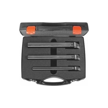 Holex Steel Boring Bar Set, 3 Pieces, for DC 3 Inserts, Left-Hand 260347 SET11